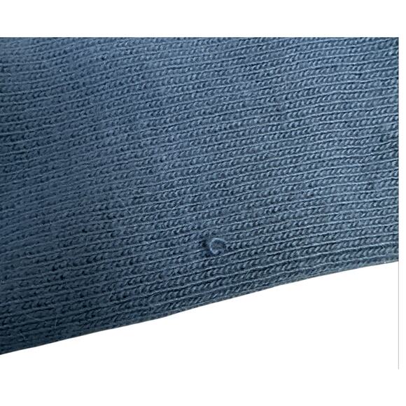 100% Baby Alpaca Indigo Blue Weave Brushed Fringed Scarf Wrap Neck Warmer 80x22” - Picture 4 of 4